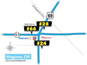 Premium Billboard Locations in Wagoner, Oklahoma